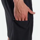 Short de baño O'Neill O'Riginals de color negro con cordón ajustable naranja en la cintura y detalles de franjas de colores en el lateral.