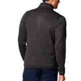 Campera Columbia de hombre color gris oscuro, con cierre frontal completo, cuello alto y bolsillos laterales con cierre.