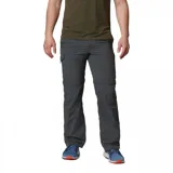 Pantalón cargo de trekking color gris, de corte recto y perneras desmontables con cierre para convertirse en short. Cuenta con múltiples bolsillos y cintura con elástico parcial.