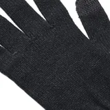 Guantes Under Armour de tejido acrílico de punto acanalado color gris, compatibles con pantallas táctiles.