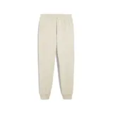 Pantalón de jogging Puma de corte holgado, color arena, con cintura elástica y puños acanalados en los tobillos. Presenta bolsillos laterales y el logo de la marca bordado en la pierna izquierda.