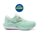 Championes deportivos Joma Hispalis Lady, color verde agua con detalles en rosa y suela blanca.