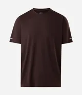 Remera de hombre Get Over, modelo Regular Dry de manga corta y cuello redondo, confeccionada en poliamida con tecnología de secado rápido y aplicaciones reflectivas.