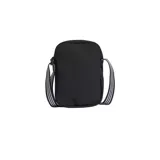 Bolso bandolera Adidas modelo Adicolor Classic Festival, color negro con el logotipo del trébol y la inscripción de la marca en blanco en la parte frontal. Cuenta con un compartimento principal con cierre, un bolsillo delantero con cierre y correa ajustable para el hombro.