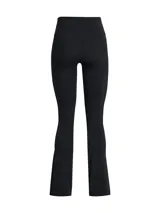 Pantalón deportivo Under Armour Motion Flare negro de corte ajustado en la cadera con bota ancha, cintura alta y bolsillos laterales.