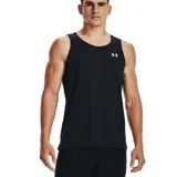 Musculosa Under Armour negra de hombre, ideal para running.