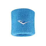 Muñequera deportiva Everlast Terry color celeste con logo bordado en blanco.