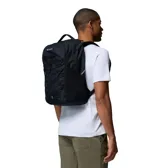 Mochila Columbia modelo Atlas Explorer 28L de color negro, con compartimentos principales con cierre, funda para portátil con forro polar, bolsillos organizadores y cordones elásticos externos.