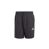 Short deportivo Adidas de hombre, color negro con logo blanco. Confeccionado en poliéster reciclado con tecnología Aeroready.