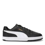 Championes urbanos Puma Caven 2.0, color blanco, con diseño clásico de corte bajo, perforaciones en la puntera y logo de la marca en el lateral.