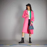 Calzas ciclistas negras de punto de canalé, con cintura alta elástica.