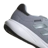 Championes Adidas Response Runner de mujer, color gris con detalles plateados y las tres tiras características de la marca.
