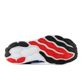 Championes de running New Balance 880 v14 para hombre, color azul con detalles en blanco y naranja.