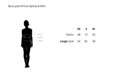 Buzo polo deportivo Prince bordado en menta con logo en blanco. Fabricado con 100% algodón, preencogido y de calce holgado con largo corto.