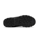 Championes de trekking Columbia modelo Buxton Peak Mid II, color negro. Diseño de caña media con tecnología impermeable, confeccionados en una combinación de cuero y materiales sintéticos, con suela de goma de alta tracción.