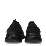 Championes urbanos PUSH modelo Rum, color negro, confeccionados en tejido de punto elástico con cordones decorativos y suela con tecnología Max Comfort.