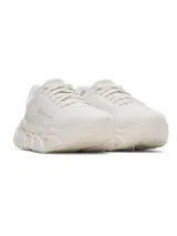 Championes Under Armour modelo Halo Runner, color blanco, con capellada de malla transpirable y suela con amortiguación UA HOVR+.
