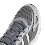 Championes deportivos Adidas modelo Eclyptix 2000, de diseño retro inspirado en los años 2000. Presentan una combinación de malla transpirable y revestimientos sintéticos en tonos grises, con las icónicas tres tiras laterales en blanco. Cuentan con entresuela Cloudfoam para mayor amortiguación y suela de goma resistente.