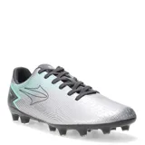 Championes de fútbol Topper Stingray III Mach, plateados con detalles en gris y celeste.