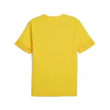 Camiseta de fútbol Puma del Club Atlético Peñarol, color amarillo con diseño geométrico en relieve. Presenta cuello redondo, logo de Puma bordado en el pecho y escudo del club.