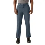 Pantalón de trabajo Dickies modelo Original Fit 874, color azul petróleo, de corte recto y tiro medio.