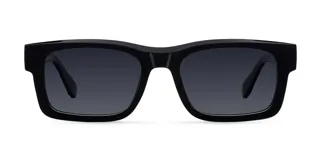 Lentes de sol cuadrados negros con montura de bio-based G850 y patillas de propionato de celulosa.