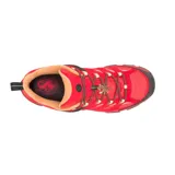 Zapatillas de senderismo Merrell Moab 3, color rojo con detalles en marrón y suela Vibram.