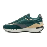 Championes Fila Renno Vintage, color verde con detalles en gris y beige. Capellada de cuero y tela, con suela de goma.