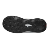 Championes de trail running Salomon Ultra Flow 2 Gore-Tex impermeables, color azul con suela blanca y detalles en rojo.