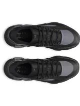 Championes Under Armour UA HB Trainer Sport, color negro con detalles en gris, diseño técnico con malla transpirable y suela esculpida.