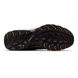 Championes de senderismo Columbia modelo Crestwood Low, color marrón con detalles en negro. Confeccionados en una combinación de gamuza y tejido de malla, cuentan con entresuela ligera para mayor amortiguación y suela de caucho con tracción para un agarre superior.