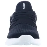 Championes urbanos Topper Mamba, color negro con suela blanca.