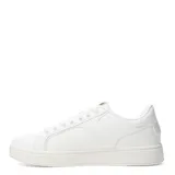 Championes urbanos de la marca Push, modelo Tuke, de diseño minimalista en color blanco con suela a tono y cordones al frente.