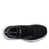 Championes de running Saucony Triumph 20, color negro con detalles en gris y blanco.
