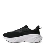 Championes de running Under Armour modelo Rogue 6, color negro con entresuela blanca. Presentan un diseño de malla transpirable en la parte superior, cierre con cordones y logo de la marca en el lateral.