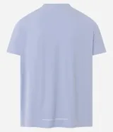 Remera masculina Get Over de poliamida con tecnología Dry, color celeste, cuello redondo, manga corta y estampa lettering en el pecho.