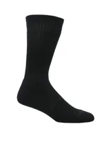 Pack de dos pares de medias Hush Puppies de caña alta, con diseño acanalado. Un par en color negro y otro en gris melange.