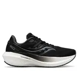 Championes de running Saucony Triumph 20, color negro con detalles en gris y blanco.