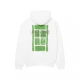 Buzo canguro Lacoste de algodón con capucha, color negro, con bolsillo frontal tipo canguro y logo de la marca estampado en el pecho.