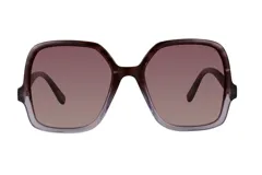 Lentes de sol Azzaro modelo 32094 con armazón de acetato en tono degradado marrón y gris, y cristales polarizados con degradado tonal.