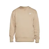 Buzo Nike de hombre color negro, modelo Sportswear Club Fleece. Confeccionado en tejido de vellón cepillado de algodón y poliéster, con logo bordado en el pecho izquierdo.