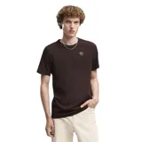 Remera Puma Elevated de manga corta y cuello redondo, color negro, con pequeño logo bordado en el pecho.