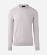 Suéter masculino de viscosa de la marca Marfinno, corte regular, con cuello redondo y mangas largas.