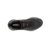 Championes de trekking y trail running Merrell Morphlite, color negro con entresuela gris, diseñados para asfalto y montaña.