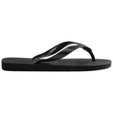 Ojotas Havaianas modelo Top, color fucsia, con diseño clásico de suela de goma texturizada y tiras anchas con el logo de la marca en relieve.