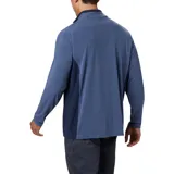 Buzo polar de media cremallera Columbia, confeccionado en tejido suave con tecnología de protección solar Omni-Shade UPF 50. Presenta cuello alto, mangas largas y logo de la marca bordado en el pecho.