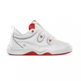 Championes eS modelo Two Nine 8, color blanco con detalles en rojo.