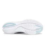 Championes Saucony Convergence para mujer, color negro con detalles en celeste y logo plateado. Ideales para running.