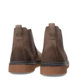 Botas Chelsea de hombre Freeway modelo Core Casual, confeccionadas en cuero de color marrón claro, con paneles laterales elásticos y suela de goma texturizada.