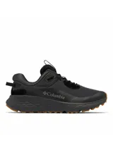 Championes Columbia para hombre, modelo Terrastride CRZ, con diseño urbano y tecnológico. Presentan un empeine de material mixto con detalles en gamuza, sistema de amortiguación Omni-Max Plus con mediasuela Techlite+ para equilibrio y absorción de impactos, y suela de caucho Omni-Grip de alta tracción.